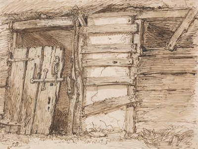 An Outhouse Wall by James Ward